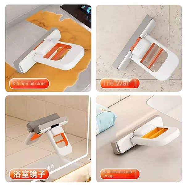 Mini Foldable Self-Squeeze Sponge Mop - Image 5