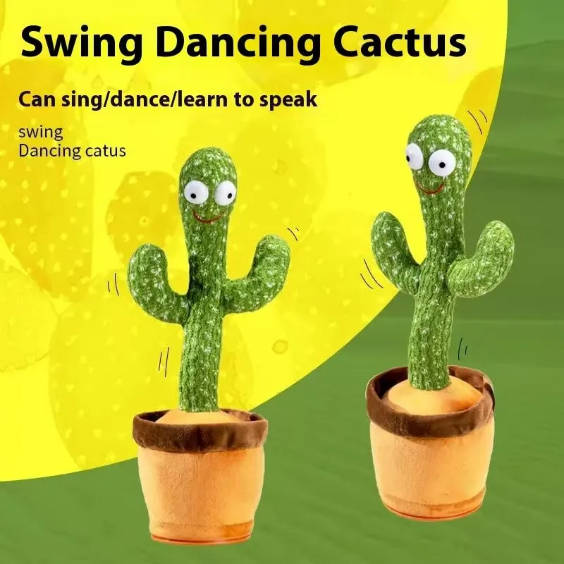 Dancing Talking Cactus Plush Toy - Image 3