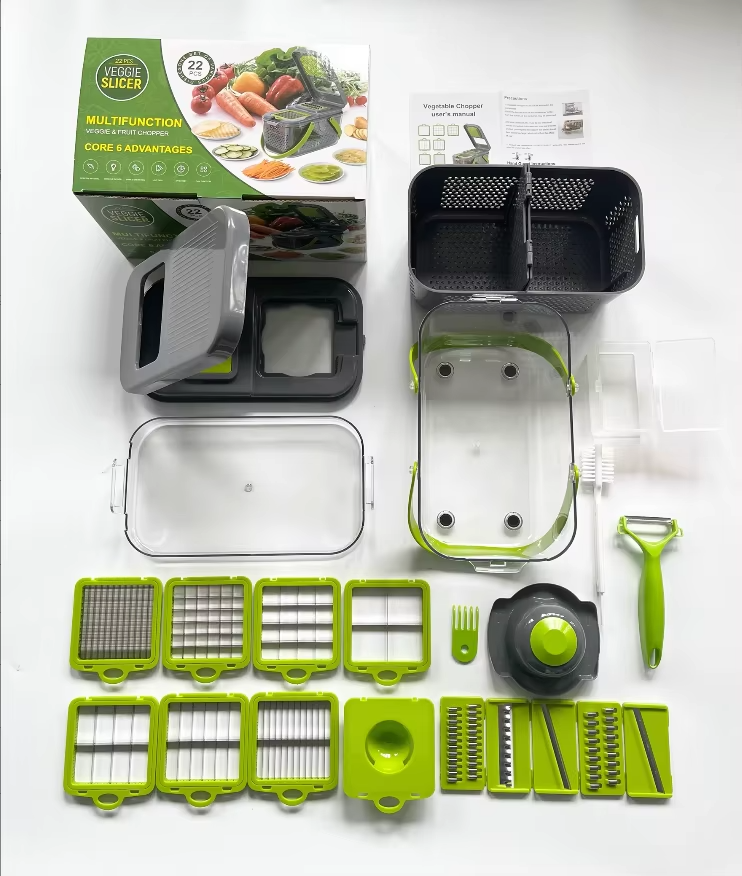 22-Pieces Vegetable Chopper Set - Image 4