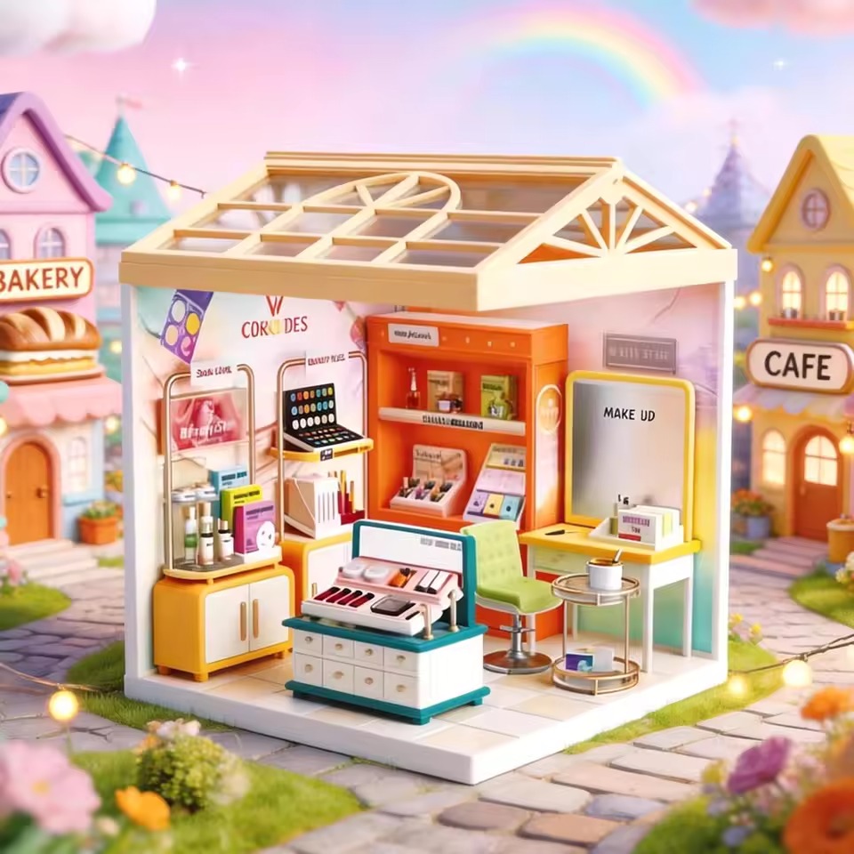 Fairy Care Exquisite Fashion & Beauty Salon Dollhouse - Image 3