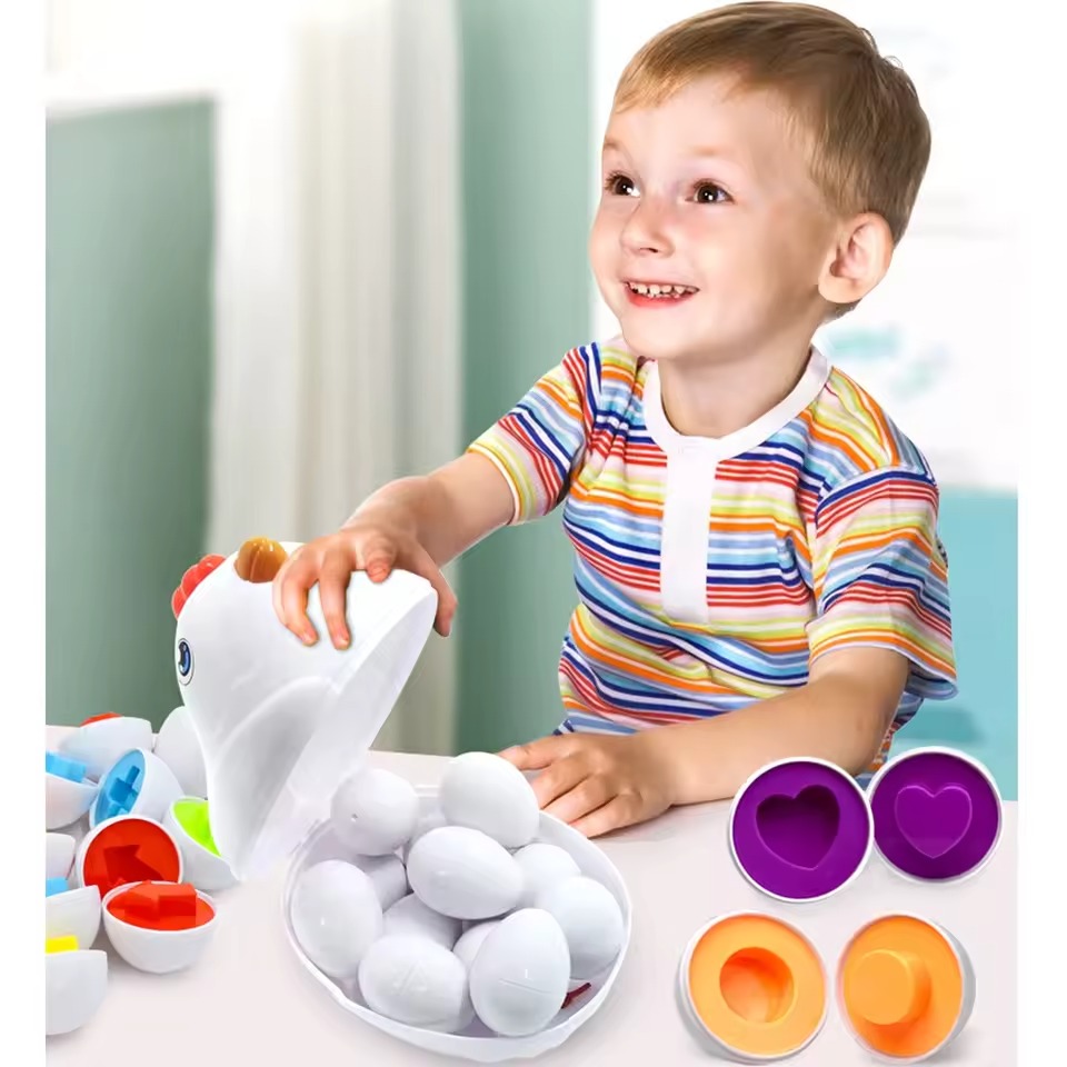 Matching Eggs Shape Recognition Toy - Image 5