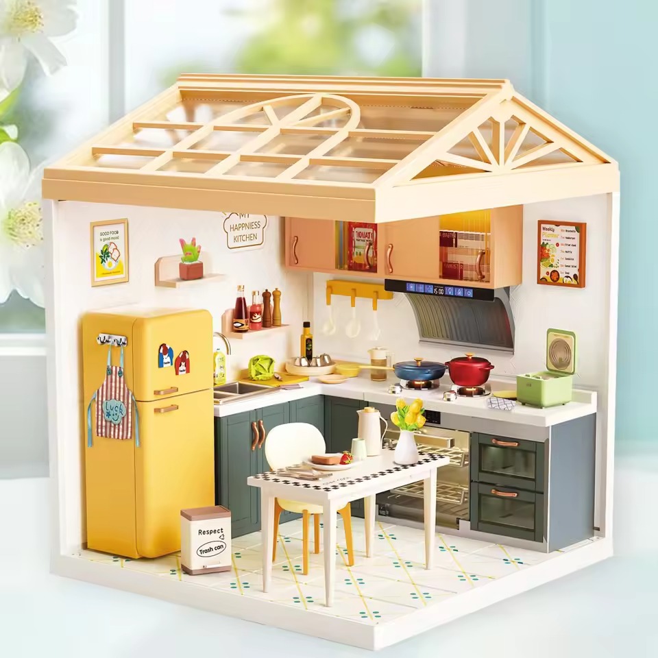 Miniature Kitchen with Furniture & Night Light - Image 2
