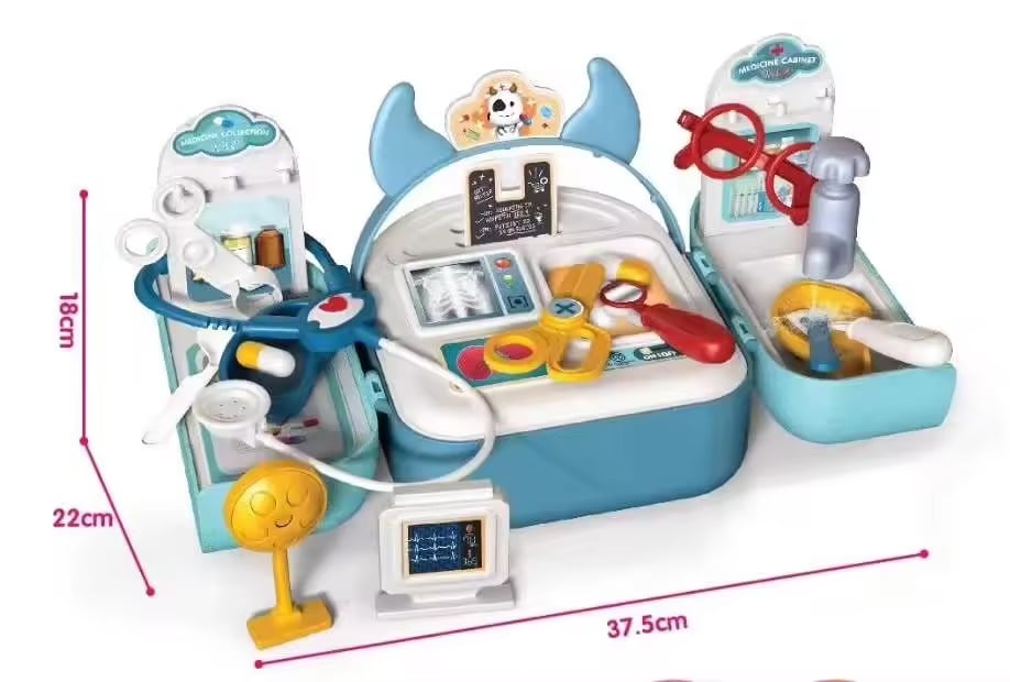 2in1 Mini Kitchen Pretend Play Set - Image 2