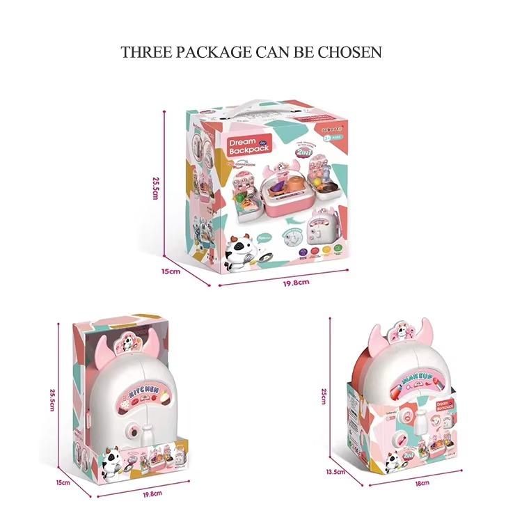 2in1 Mini Kitchen Pretend Play Set - Image 3