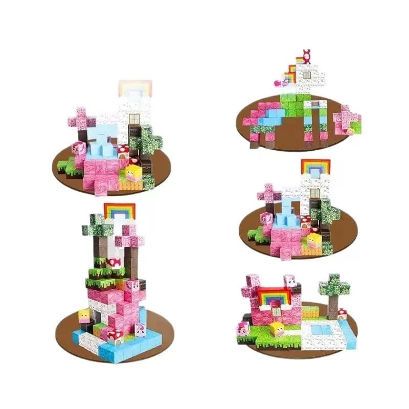 200Pcs Magnetic Building Blocks - Image 2