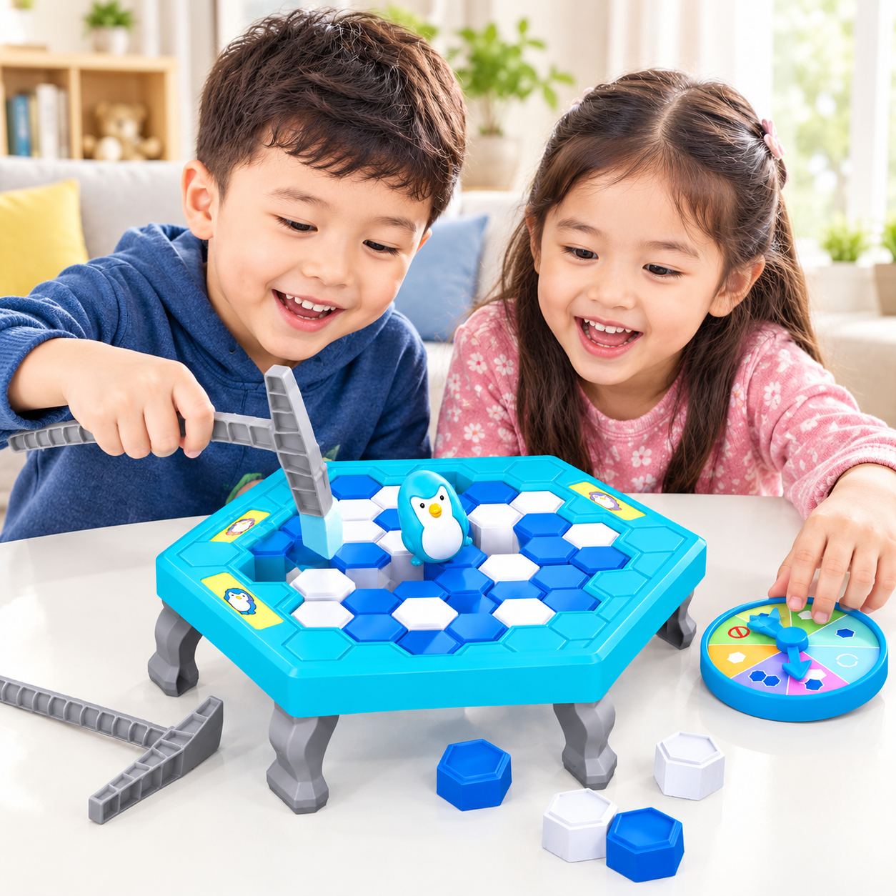 Colorful Penguin Ice Game Play