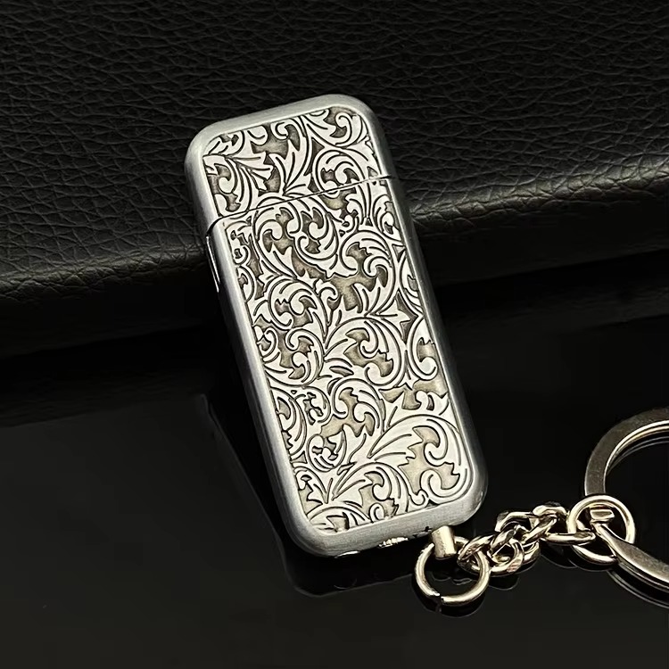 Retro Mini Windproof Keychain Lighter - Image 3