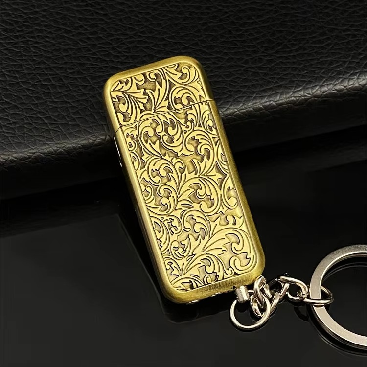 Retro Mini Windproof Keychain Lighter - Image 2