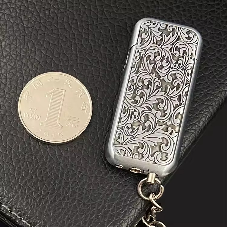 Retro Mini Windproof Keychain Lighter - Image 5