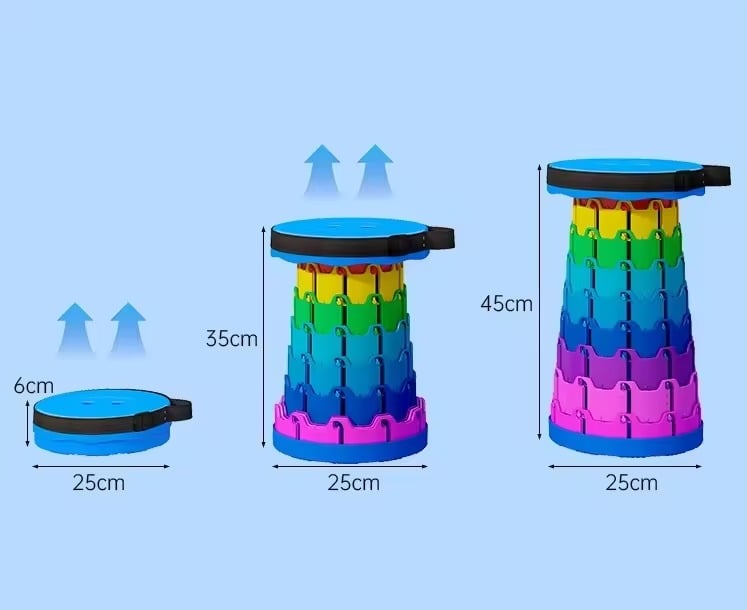 Portable Folding Stool - Image 4