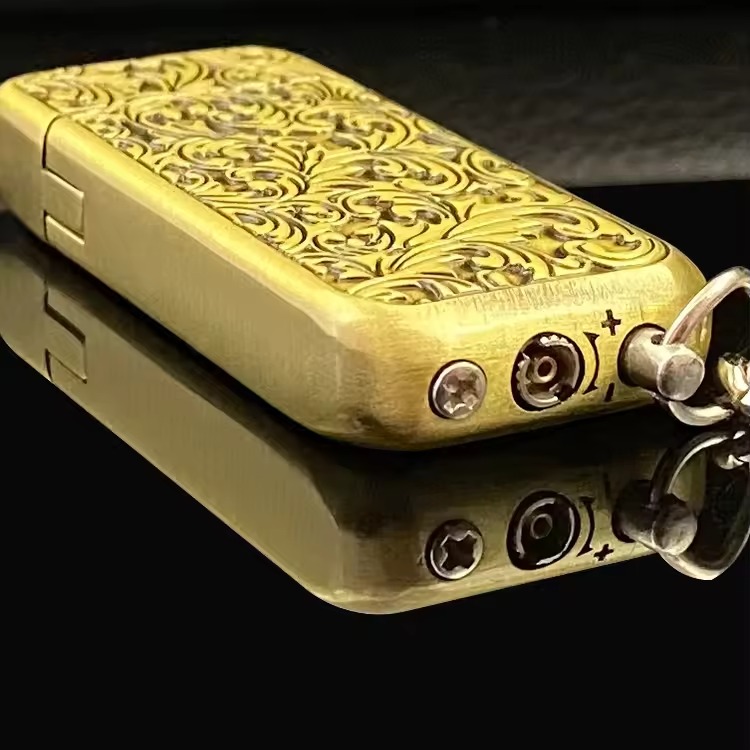 Retro Mini Windproof Keychain Lighter - Image 4